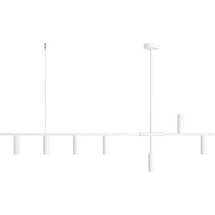 Lampa wisząca podłużna Trevo VII 160cm biała Aldex