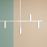 Lampa wisząca Trevo VII biała | Aldex | 145cm