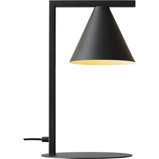 Lampa biurkowa stożek Form czarna Aldex