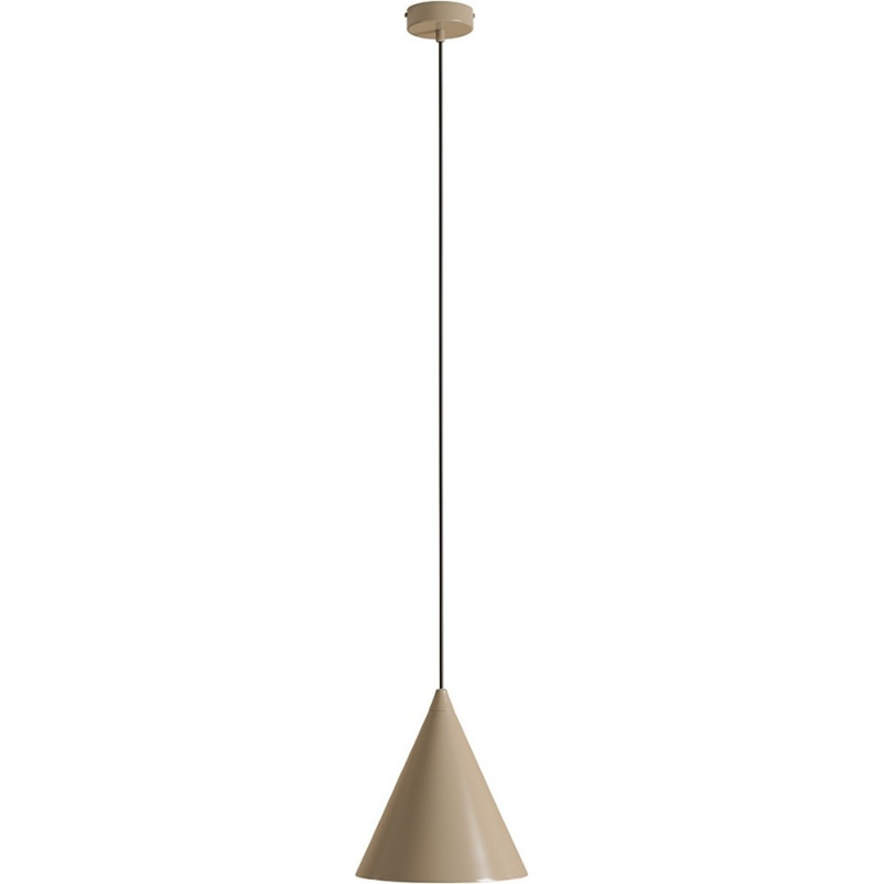 Lampa wisząca stożek beżowa Aldex Form 24cm - Stylowe oświetlenie