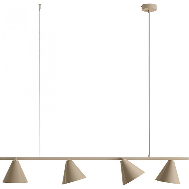 Lampa wisząca beżowa Aldex Form IV 120cm | Sklep z lampami
