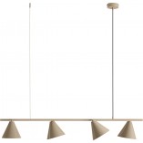 Lampa wisząca beżowa Aldex Form IV 120cm | Sklep z lampami