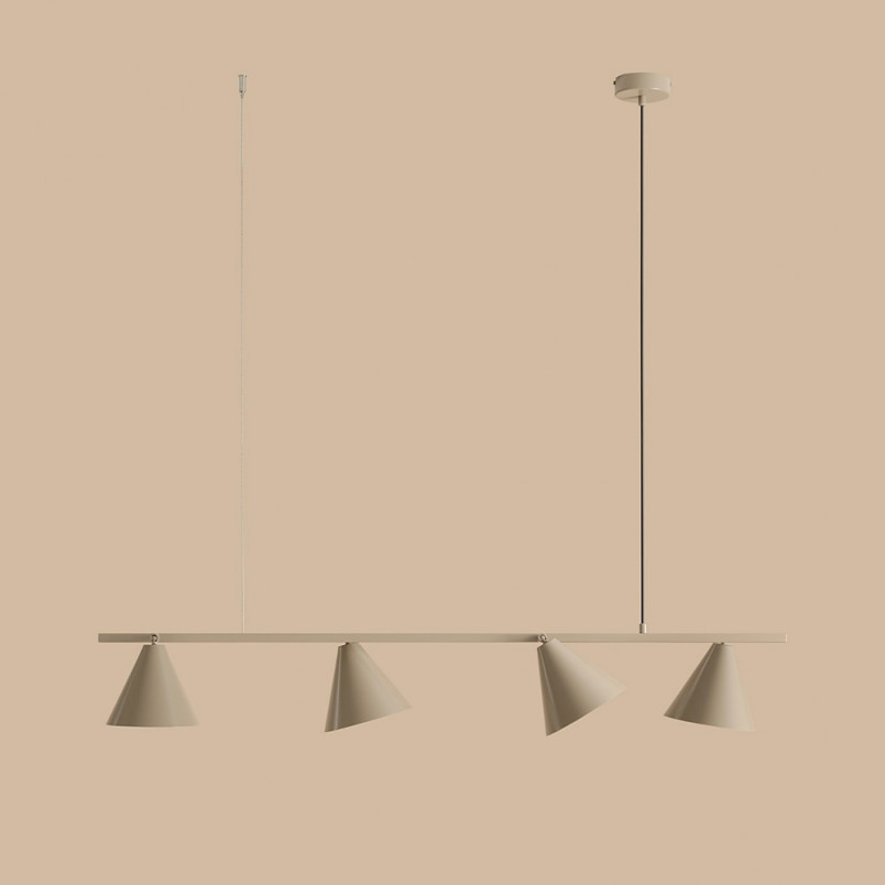 Lampa wisząca beżowa Aldex Form IV 120cm | Sklep z lampami