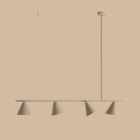 Lampa wisząca beżowa Aldex Form IV 120cm | Sklep z lampami