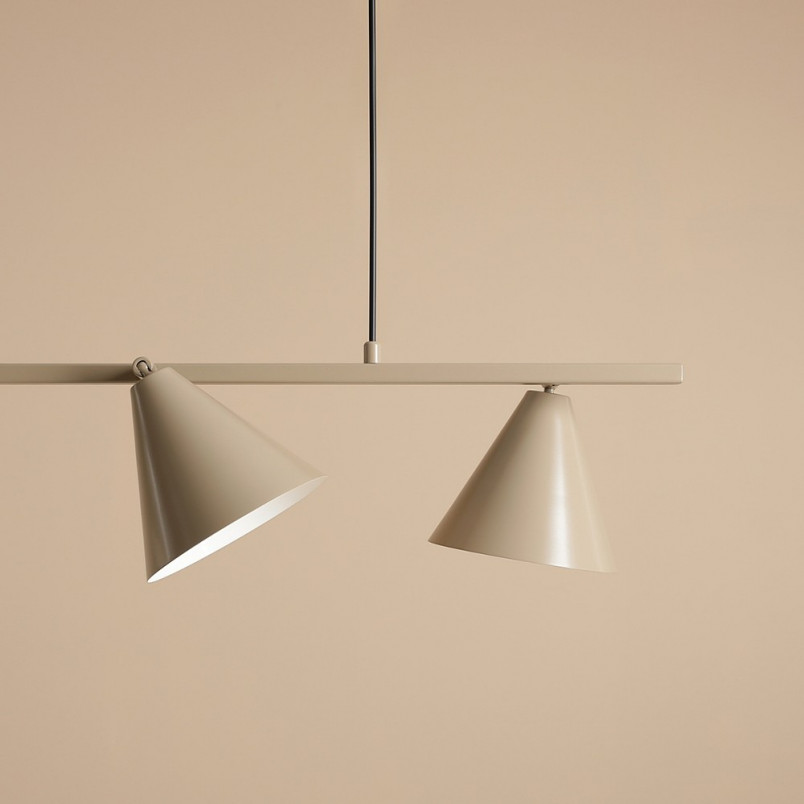 Lampa wisząca beżowa Aldex Form IV 120cm | Sklep z lampami