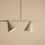 Lampa wisząca beżowa Aldex Form IV 120cm | Sklep z lampami