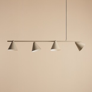 Lampa wisząca beżowa Aldex Form IV 120cm | Sklep z lampami