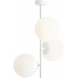 Lampa sufitowa biała Aldex Fin | 3 szkła, 46cm | Kup online