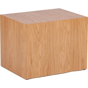 Stolik fornirowany japandi Firkant 50x38cm dąb naturalny Nordifra