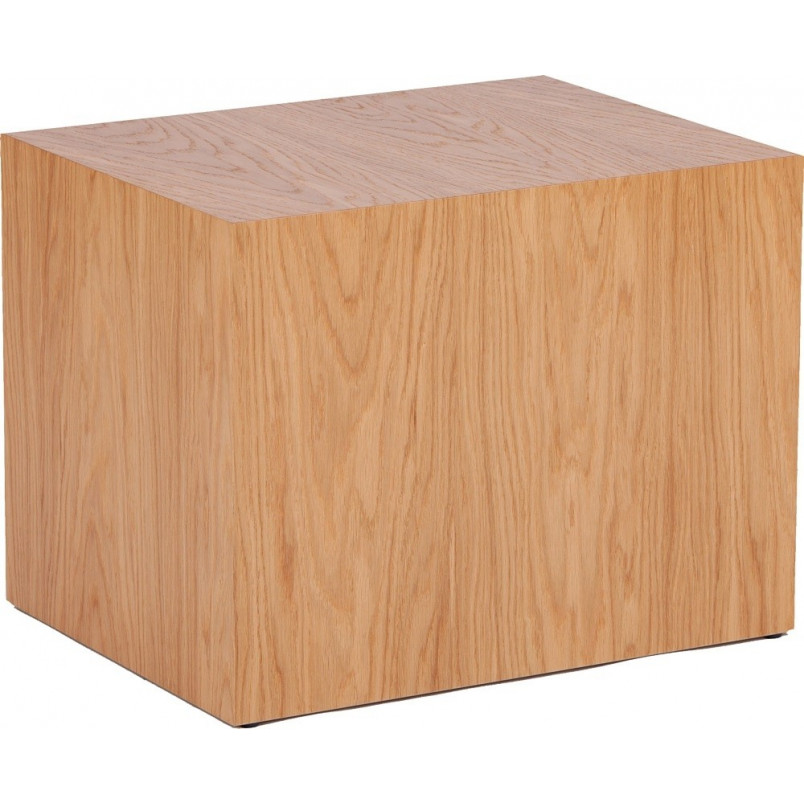 Stolik fornirowany japandi Firkant 50x38cm dąb naturalny Nordifra