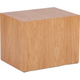 Stolik fornirowany japandi Firkant 50x38cm dąb naturalny Nordifra