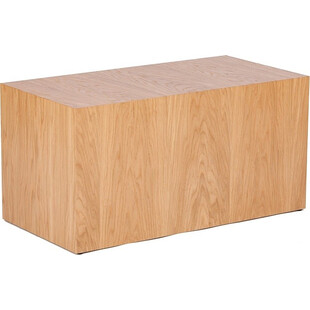 Stolik fornirowany japandi Firkant 76x38cm dąb naturalny Nordifra