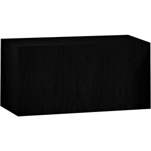 Stolik fornirowany japandi Firkant 76x38cm dąb czarny Nordifra