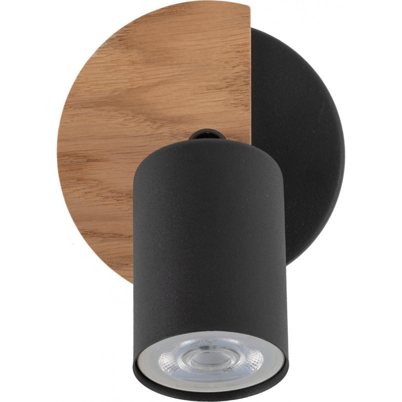 Reflektor Loft Cover Wood Czarny/Drewno | TK Lighting