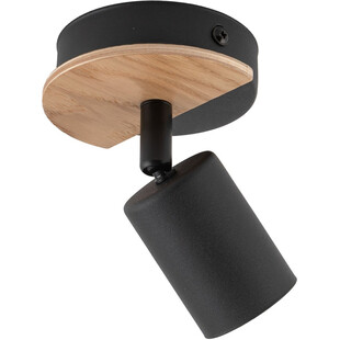 Reflektor Loft Cover Wood Czarny/Drewno | TK Lighting