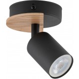 Reflektor Loft Cover Wood Czarny/Drewno | TK Lighting