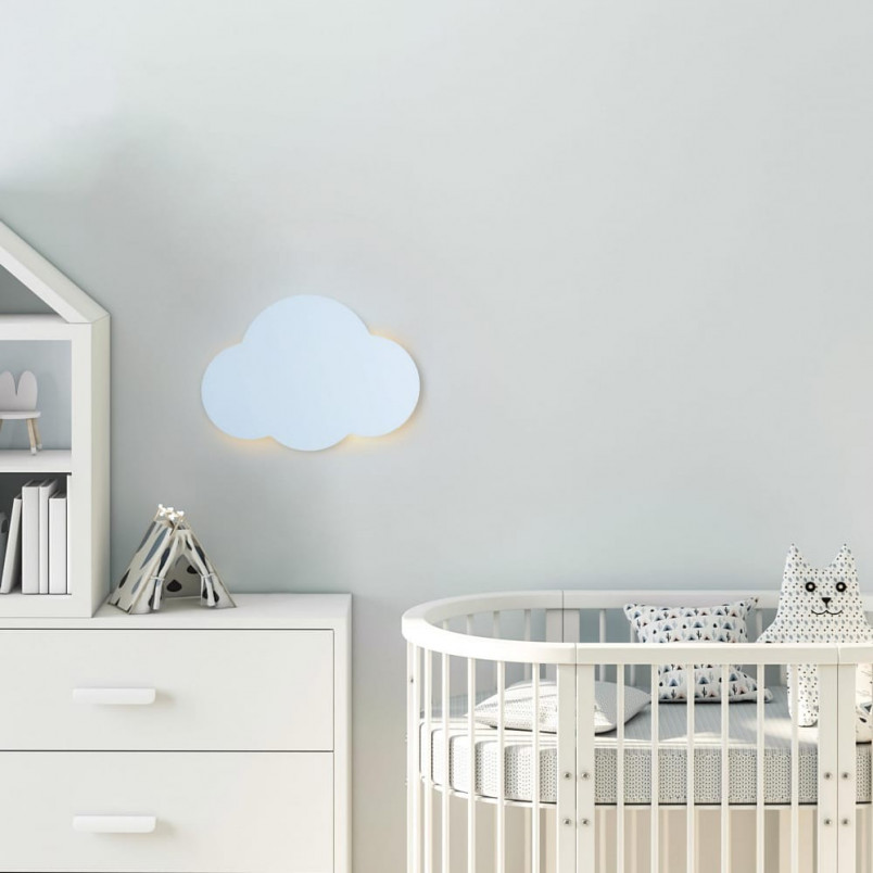 Kinkiet dziecięcy Cloud błękitny | TK Lighting - Oświetlenie