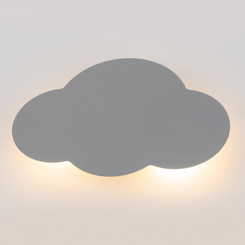Kinkiet dziecięcy Chmurka Cloud szary TK Lighting | Lampy dla dzieci
