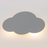 Kinkiet dziecięcy Chmurka Cloud szary TK Lighting | Lampy dla dzieci
