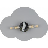 Kinkiet dziecięcy Chmurka Cloud szary TK Lighting | Lampy dla dzieci