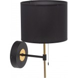 Kinkiet Lord czarny/złoty TK Lighting | Eleganckie oświetlenie