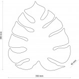 Kinkiet ścienny Monstera II złoty | TK Lighting - Oświetlenie
