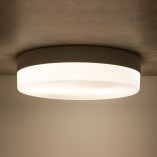 Plafon łazienkowy Pori | Biało-czarny, szklany | TK Lighting