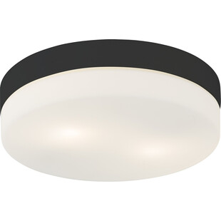Plafon łazienkowy okrągły Pori 29cm biało-czarny TK Lighting