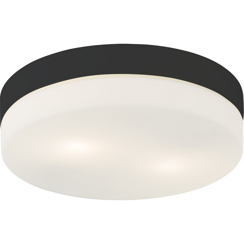 Plafon łazienkowy Pori | Biało-czarny, szklany | TK Lighting