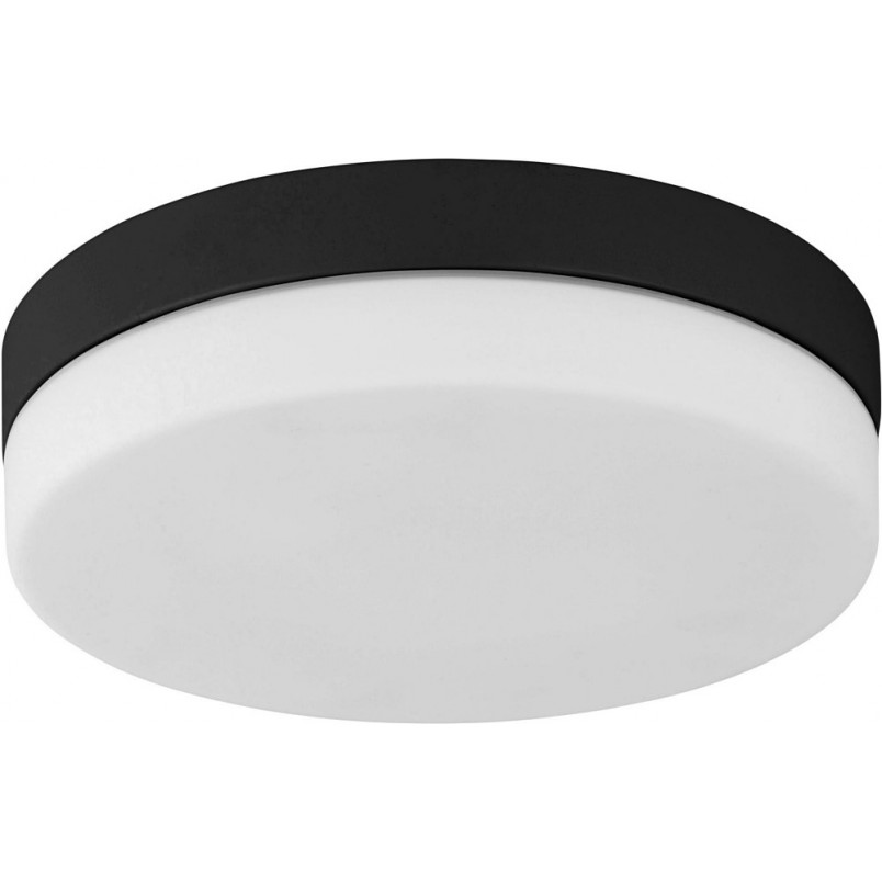 Plafon łazienkowy Pori | Biało-czarny, szklany | TK Lighting