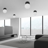 Plafon szklana kula Mini 10cm biało-czarny TK Lighting | Kup Teraz
