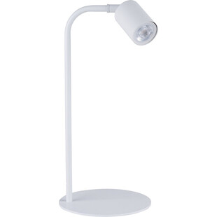Lampa stołowa minimalistyczna Logan biała | TK Lighting