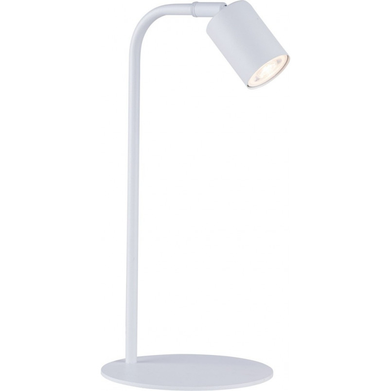 Lampa stołowa minimalistyczna Logan biała | TK Lighting