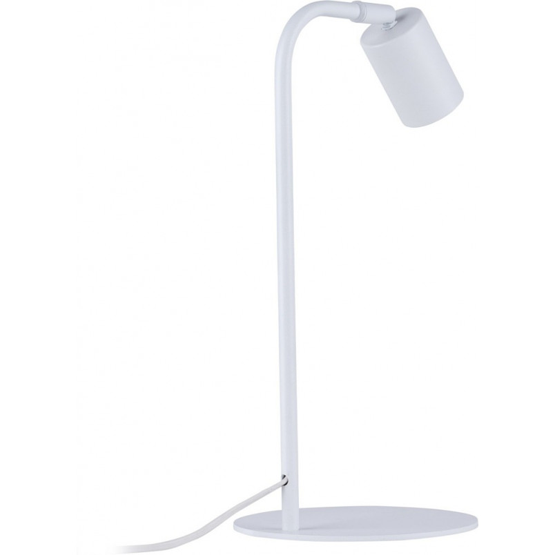 Lampa stołowa minimalistyczna Logan biała | TK Lighting
