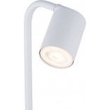 Lampa stołowa minimalistyczna Logan biała | TK Lighting