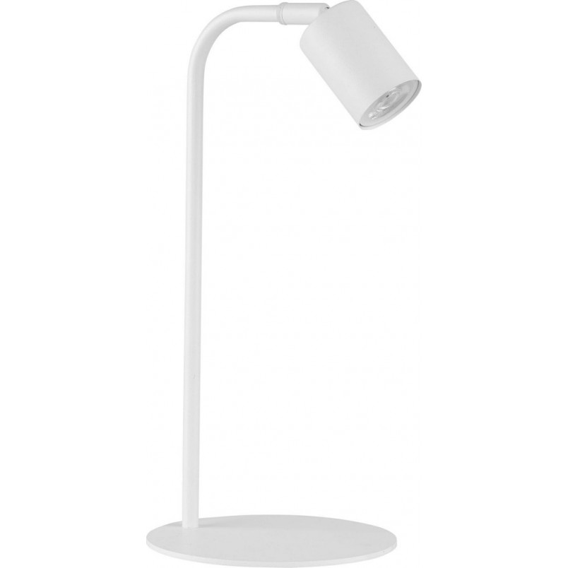 Lampa stołowa minimalistyczna Logan biała | TK Lighting