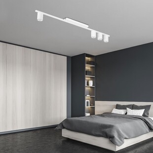 Lampa sufitowa minimalistyczna Logan IV 100cm biała | TK Lighting