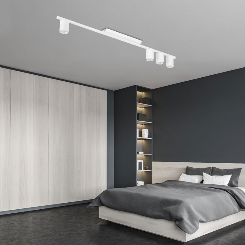 Lampa sufitowa minimalistyczna Logan IV 100cm biała | TK Lighting
