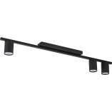 Lampa sufitowa minimalistyczna Logan III 80cm czarna - TK Lighting