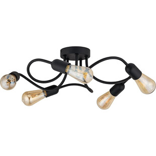 Lampa sufitowa regulowana Wave V 50cm czarna TK Lighting
