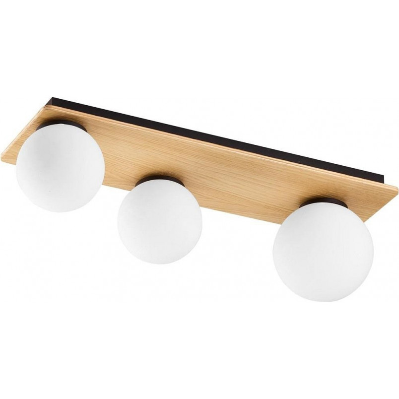 Plafon szklany Bianca Wood II 50cm | TK Lighting - Skandynawski design
