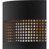 Kinkiet ażurowy czarno-złoty Tago | TK Lighting