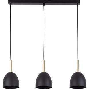 Lampa wisząca na listwie Nord III 68cm czarna TK Lighting