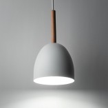 Lampa wisząca skandynawska Nord 13cm biała TK Lighting