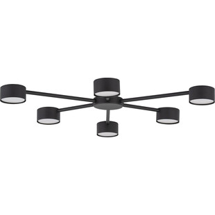 Plafon 6-punktowy Avia czarny TK Lighting - Nowoczesne oświetlenie