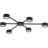 Plafon 6-punktowy Avia czarny TK Lighting - Nowoczesne oświetlenie