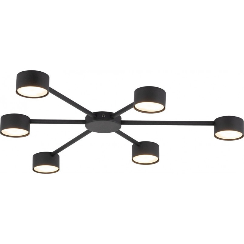Plafon 6-punktowy Avia czarny TK Lighting - Nowoczesne oświetlenie