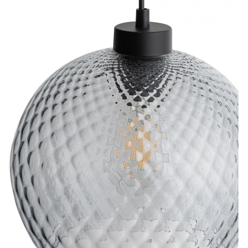 Lampa wisząca Devon III - szkło, retro, TK Lighting