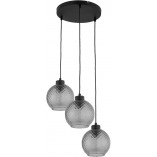 Lampa wisząca Devon III - szkło, retro, TK Lighting