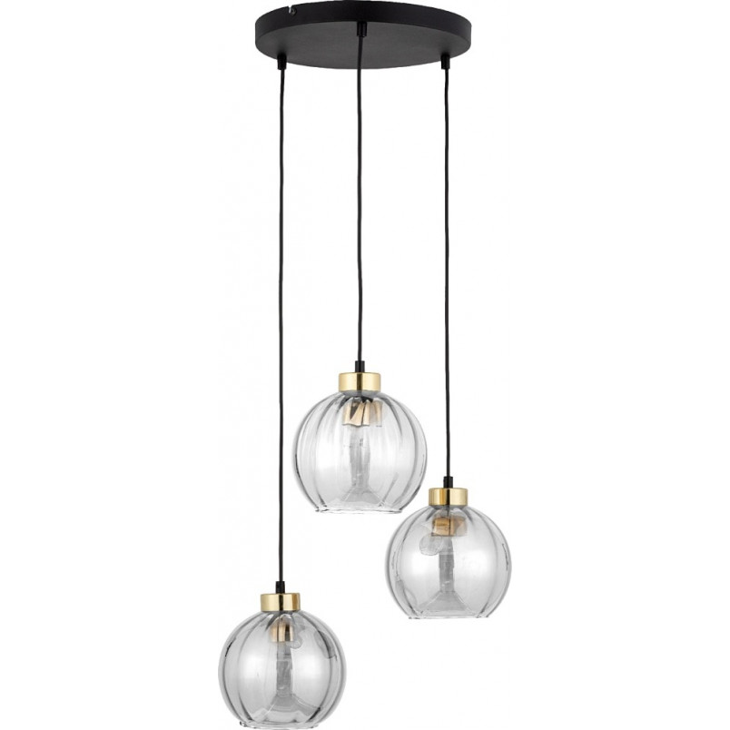 Lampa wisząca Devi III - Szkło, 3xE27 | TK Lighting